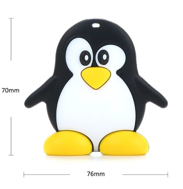 Mordedor Pingüino de silicona