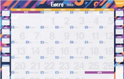 Calendario Juvenil