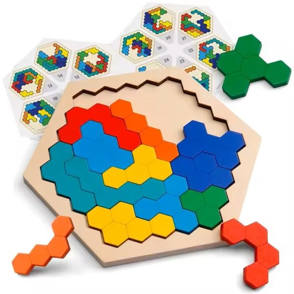 Rompecabezas de Patrones Hexagonales
