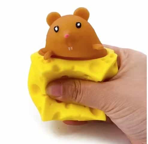 ratón con queso squishy