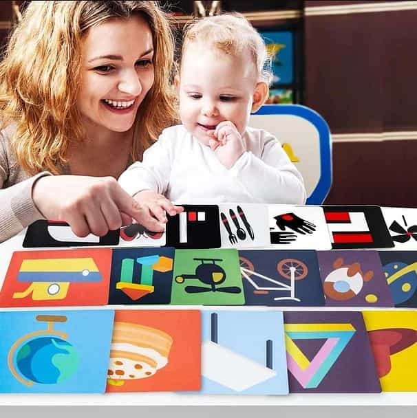 Tarjetas Estimulación Visual para Bebés