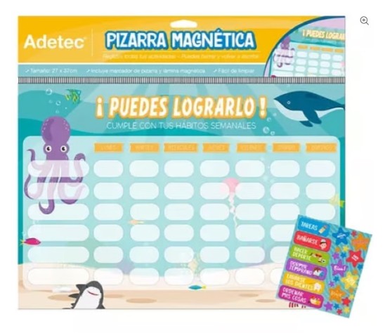 Planificador de Rutinas Magnético Diseño Infantil