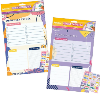 pizarra magnética planner diseño juvenil